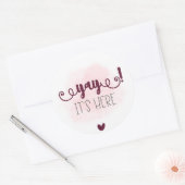 ステッカー、クラシックラウンドステッカー。 ラウンドシール (封筒)