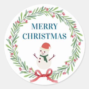ステッカー クリスマスツリー 雪だるま クリスマスパーティー  I