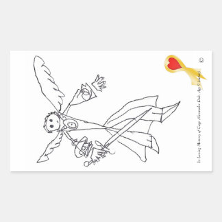 ステッカー、ゲージの天国の心配#1 長方形シール