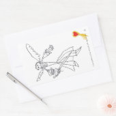 ステッカー、ゲージの天国の心配#1 長方形シール (封筒)