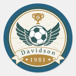 ステッカー – サッカーパーソナライズされた- – 名前の追加