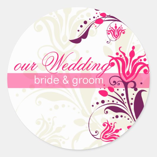 ステッカー/シール：: lily ラウンドシール (正面)