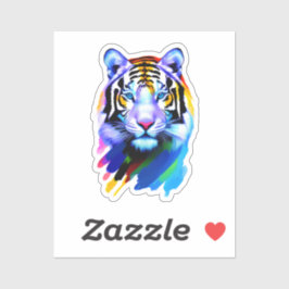 ステッカー「タイガーの顔 シール