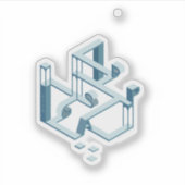 ステッカー – デザイン1 シール (正面)