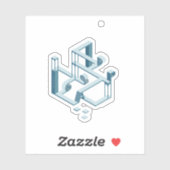 ステッカー – デザイン1 シール (シート)