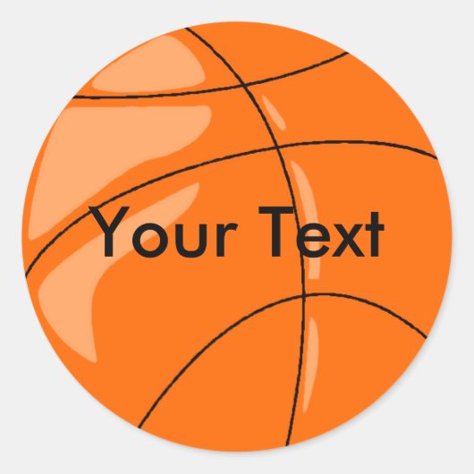 ステッカー – バスケットボール (正面)