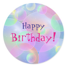 ステッカー – バブル – Personalizable