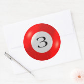 ステッカー – ビリヤード – 3ボール (封筒)