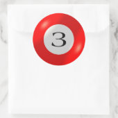 ステッカー – ビリヤード – 3ボール (バッグ)