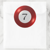 ステッカー – ビリヤード – 7ボール (バッグ)