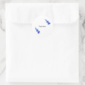 ステッカー、フローラステッカー ラウンドシール (バッグ)