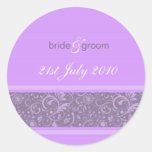 ステッカー – フローラファンタジー – ラベンダー (正面)