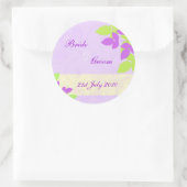 ステッカー – フローラブラー – ラベンダーとライム (バッグ)