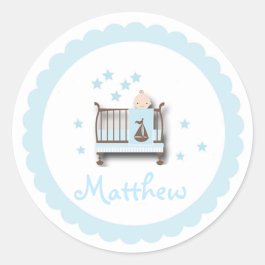 ステッカー/ベビー ラウンドシール (正面)