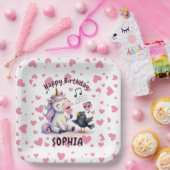 ステッカー ペーパープレート (パーティー)