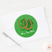 ステッカー – ラッキーホースシューシャムロック (封筒)