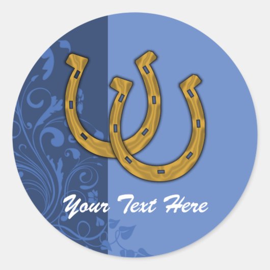 ステッカー – ラッキーホースシューフローラ (正面)