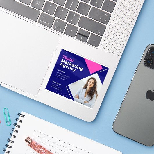 ステッカー&ラベル シール (ノートパソコンとiPhone)