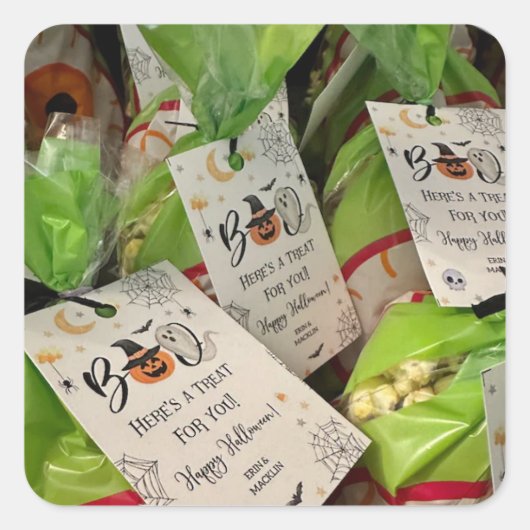 ステッカー＆ラベル スクエアシール (正面)