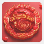 ステッカー＆ラベル スクエアシール (正面)