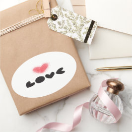 ステッカー, ラベル - 赤い愛