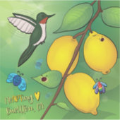 ステッカー – レモネード シール (正面)