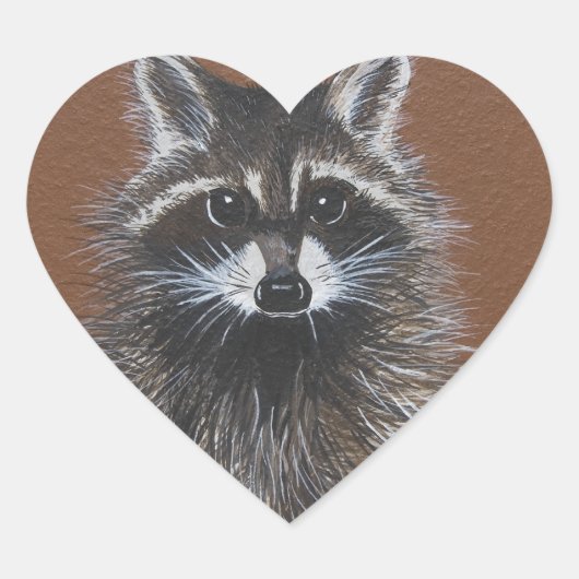 ステッカー「ロッキー」 ハートシール (正面)