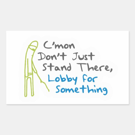 ステッカー – 何かのロビー (正面)