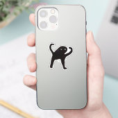 ステッカー 呪われた猫ミーム シール (スマートフォン)