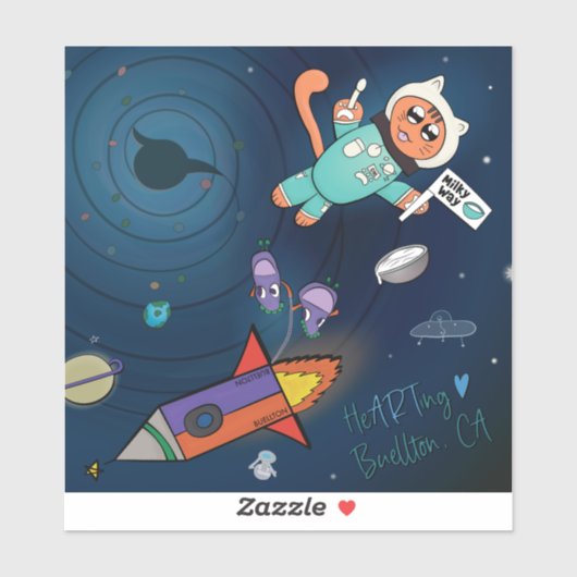 ステッカー – 天の川 シール (シート)