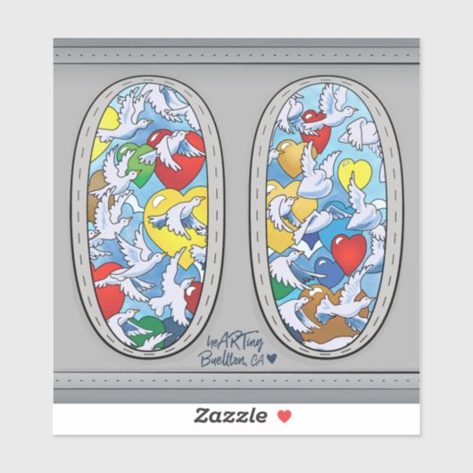 ステッカー – 愛する鳥 シール (シート)