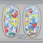 ステッカー – 愛する鳥 シール (正面)