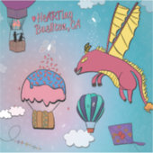 ステッカー – 振りかける シール (正面)