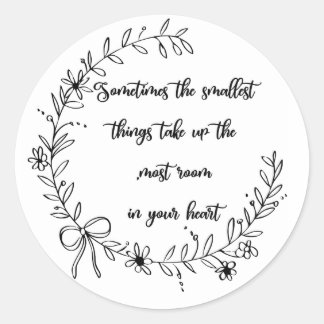 ステッカー – 時には最も小さいもの…