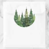 ステッカー – 水彩フォレスト (バッグ)