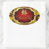 ステッカー – 秋の幸せな感謝祭 (バッグ)