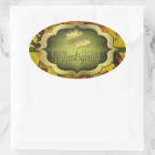 ステッカー – 秋の幸せな感謝祭 (バッグ)