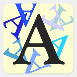 ステッカー – 複数文字