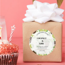 ステッカー#5製品ラベルギフト石鹸&キャンドル