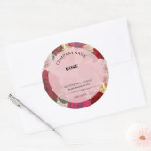 ステッカー#6製品ラベルギフト石鹸&キャンドル ラウンドシール (封筒)