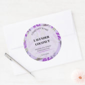 ステッカー#8製品ラベルギフトソープ&キャンドル ラウンドシール (封筒)