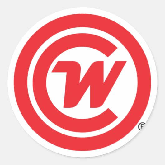 ステッカー – CLUBWAKAロゴアイコン (正面)