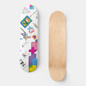 ステッカー[CMYK/RNBW]スケートボード スケートボード (正面)