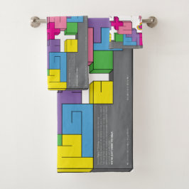ステッカー[CMYK/RNBW]タオル バスタオルセット