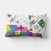 ステッカー[CMYK/RNBW]装飾用クッション ランバークッション (裏面)