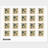 ステッカー – Creamy Yellow Roses in Lace (シート)