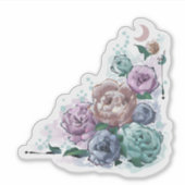 ステッカー✩Doodles™ | 芍薬 シール (正面)
