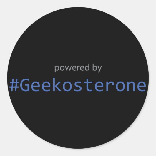 ステッカー – #Geekosterone搭載 (正面)