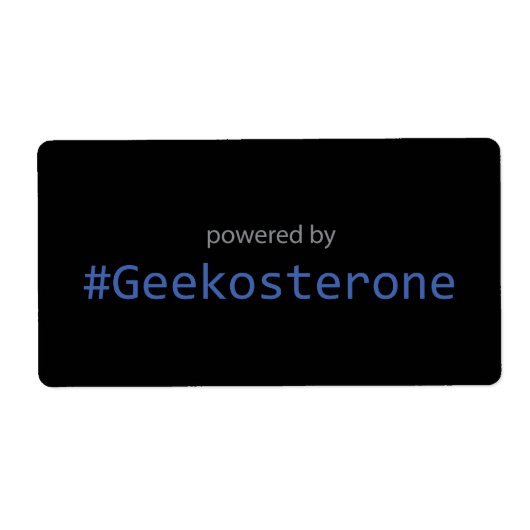 ステッカー – #Geekosterone搭載 (正面)