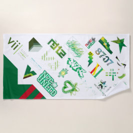 ステッカー[GRN] ビーチタオル